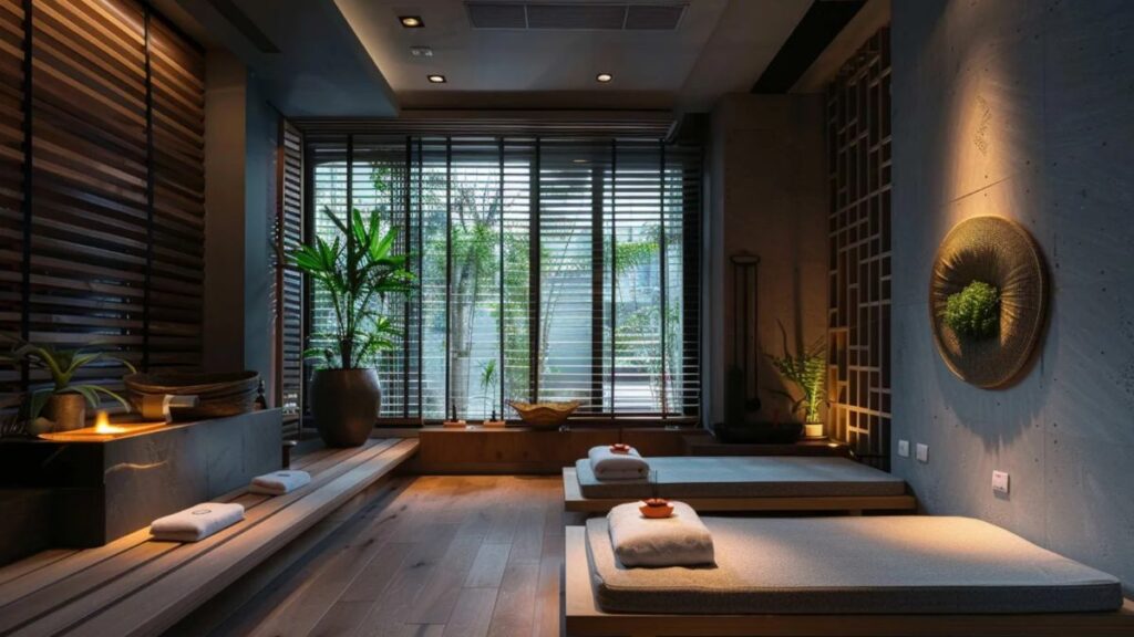 오늘 마사지 배경