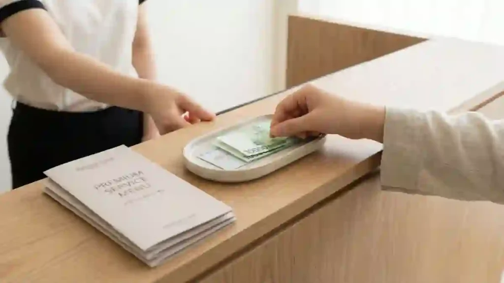 마사지 추가요금 체크표 정리
