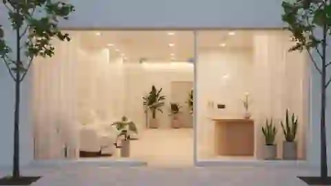 로드샵 매장형 마사지샵 내부 구조