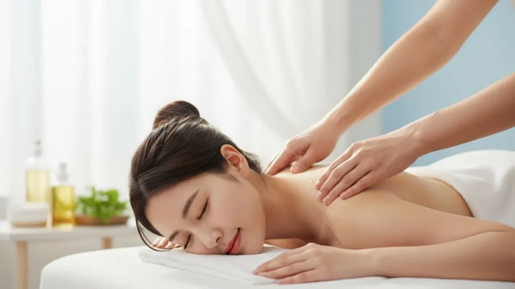 마사지 시원한 이유 어깨 통증 완화